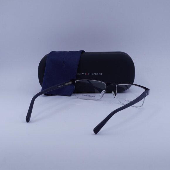 Tommy Hilfiger TH 1759 0FLL 00 Eyeglasses Matte Blue 54mm Rectangle Frame - Picture 11 of 11